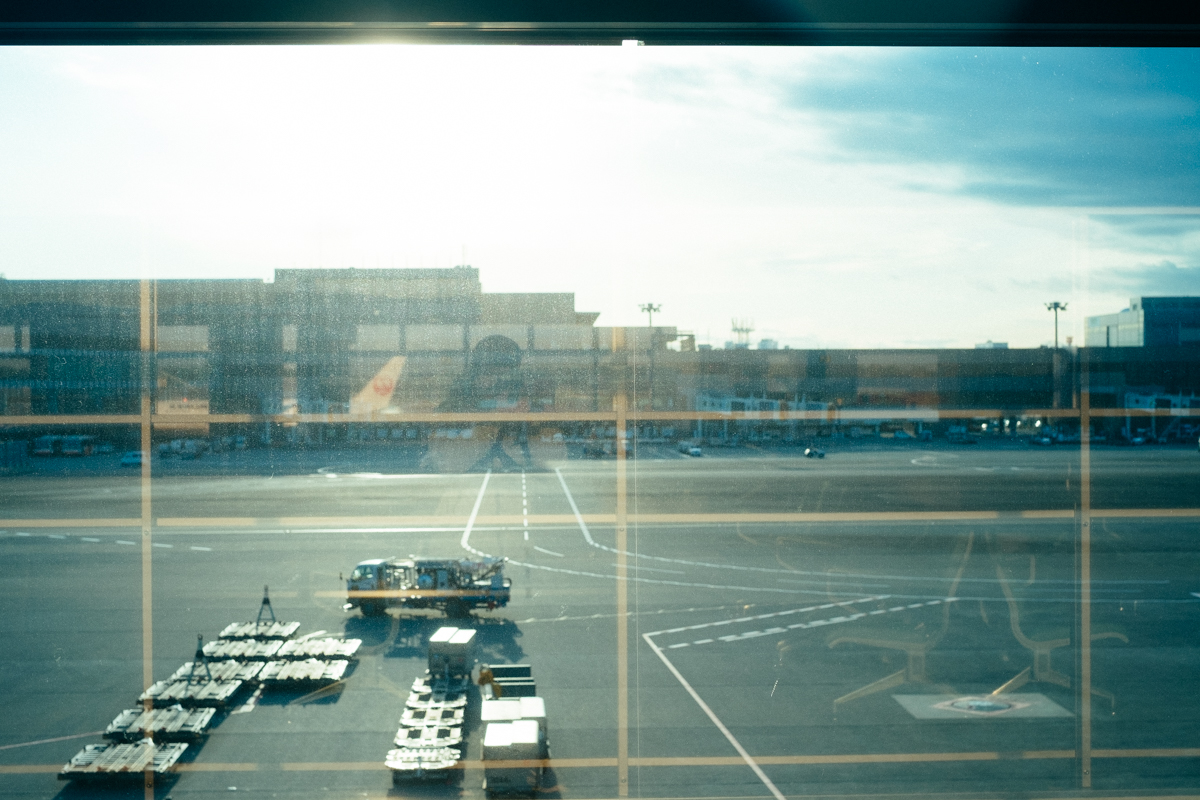 A view of the tarmac at the Narita airport.