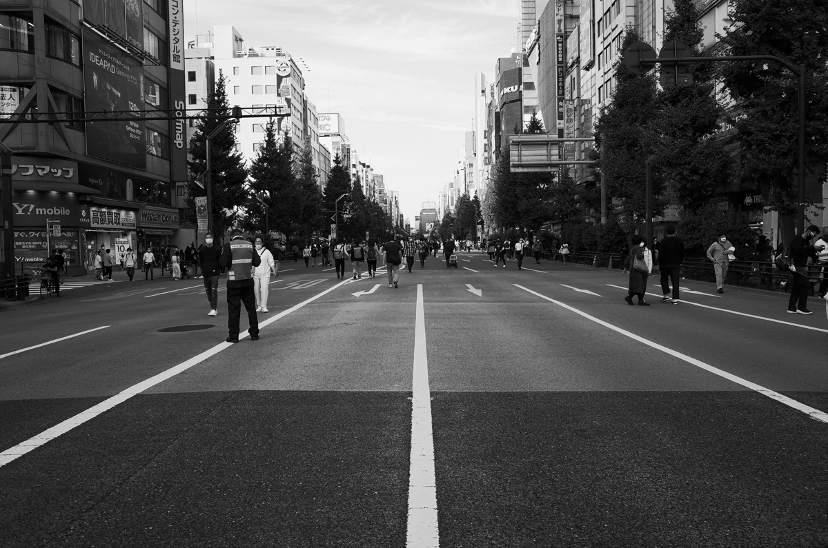 Chuo Dori, the main road of Akihabara.