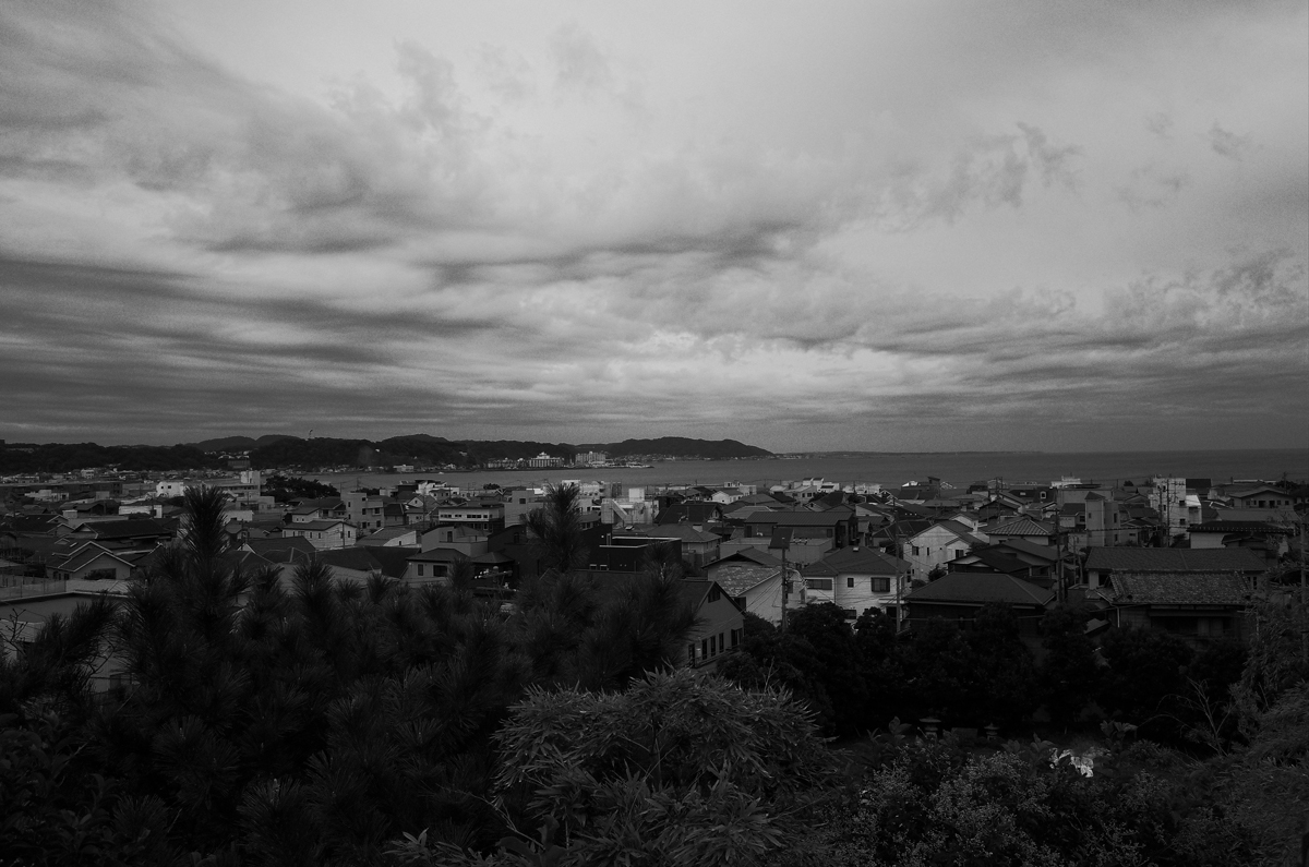 A wide view of Kamakura, Japan.