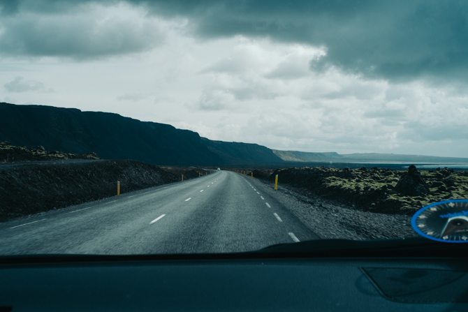 Road near Þorlákshöfn.