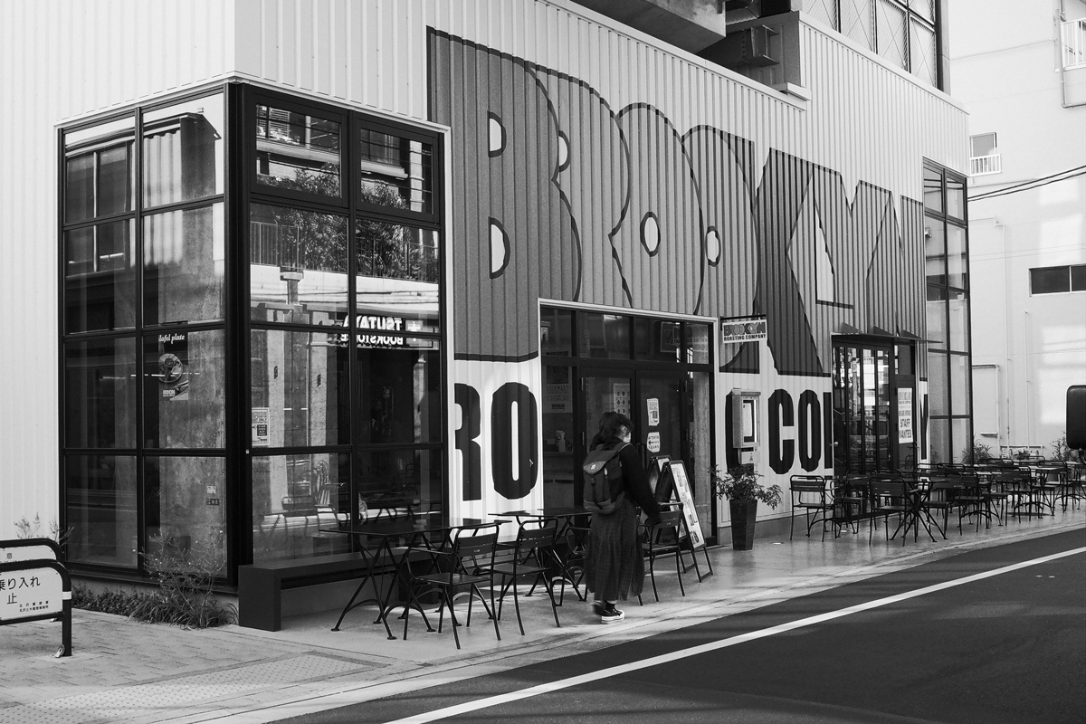 Brooklyn Roasting Company storefront in Shimokitazawa.