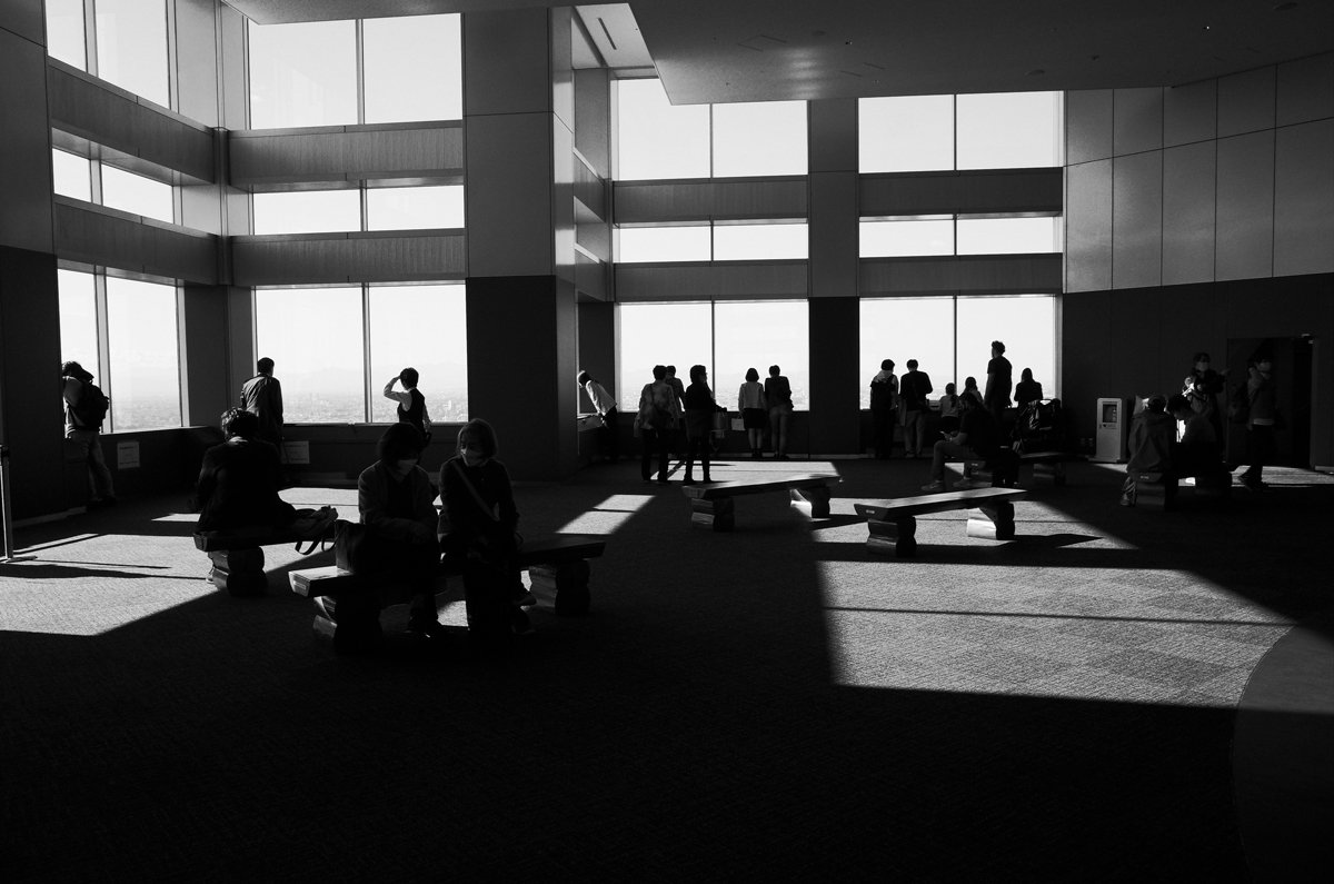 The east observation deck of the Tokyo Government Building.